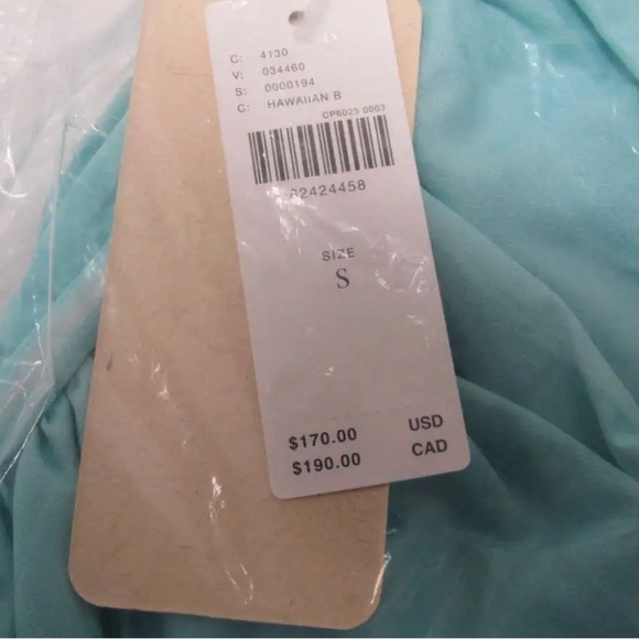 NWT Anthropologie Let Me Be Slim Bubble Dress in Aqua - Picture 9 of 9